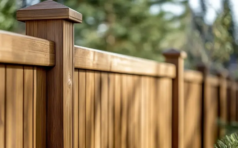 Дървени огради