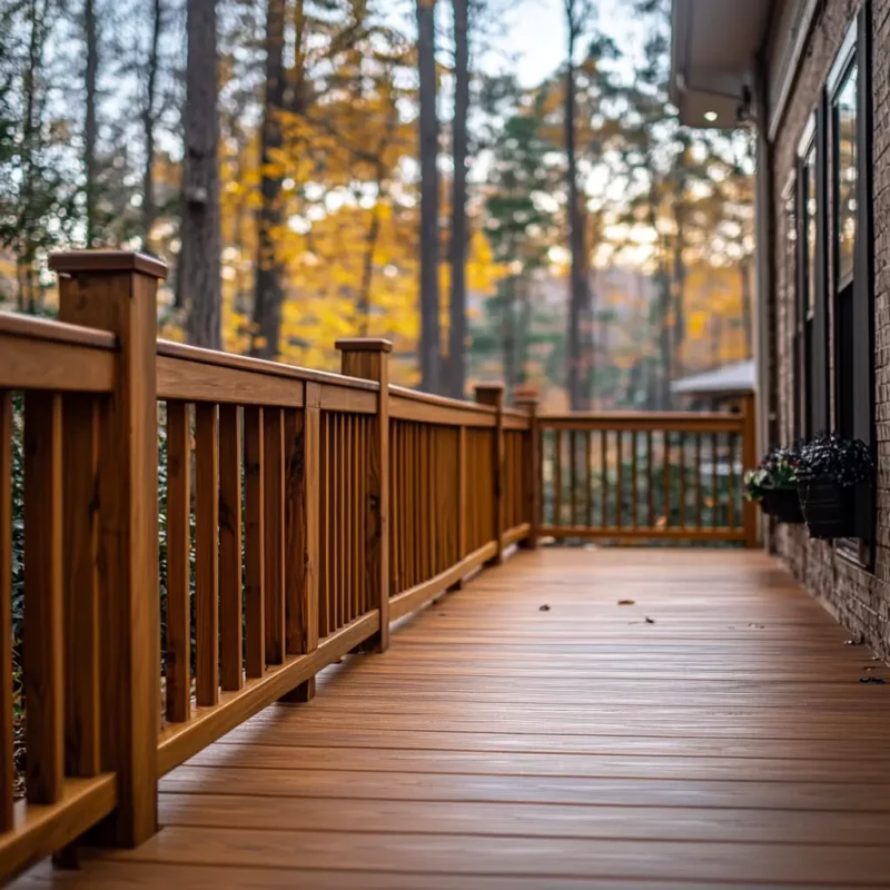 Дървени парапети по поръчка